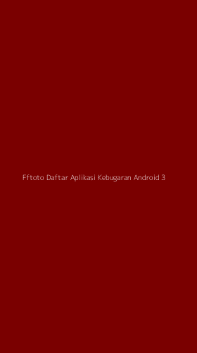 Tampilan Antarmuka Aplikasi Fftoto Daftar Aplikasi Kebugaran Android - 3