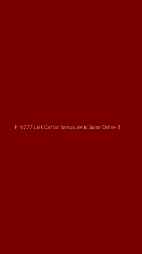 Tampilan Antarmuka Aplikasi Fifa777 Link Daftar Semua Jenis Game Online - 3