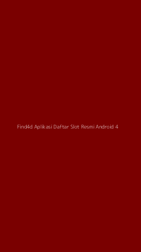 Tampilan Antarmuka Aplikasi Find4d Aplikasi Daftar Slot Resmi Android - 4