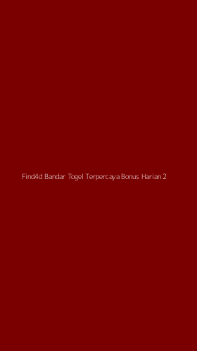 Tampilan Antarmuka Aplikasi Find4d Bandar Togel Terpercaya Bonus Harian - 2