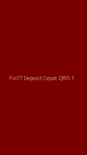 Tampilan Antarmuka Aplikasi Fio77 Deposit Cepat Qris - 1
