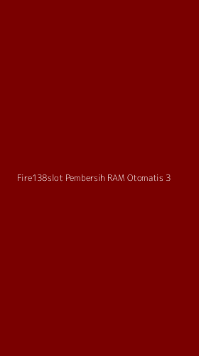 Tampilan Antarmuka Aplikasi Fire138slot Pembersih Ram Otomatis - 3