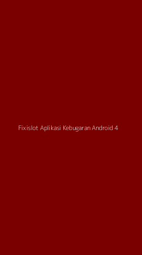 Tampilan Antarmuka Aplikasi Fixislot Aplikasi Kebugaran Android - 4