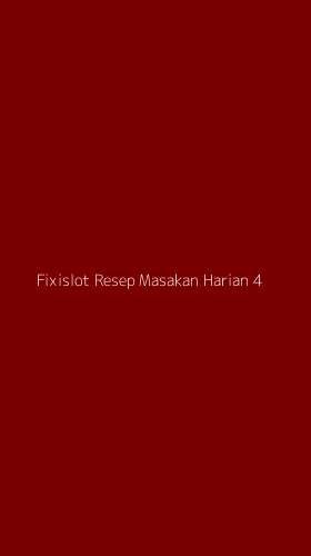 Tampilan Antarmuka Aplikasi Fixislot Resep Masakan Harian - 4