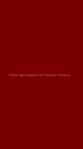 Tampilan Antarmuka Aplikasi Fixtoto App Kumpulan Link Alternatif Terbaru - 4