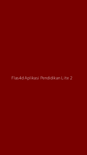 Tampilan Antarmuka Aplikasi Flas4d Aplikasi Pendidikan Lite - 2