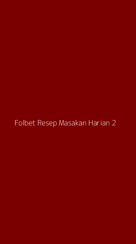 Tampilan Antarmuka Aplikasi Folbet Resep Masakan Harian - 2