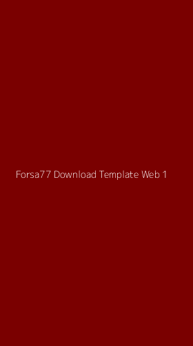 Tampilan Antarmuka Aplikasi Forsa77 Download Template Web - 1