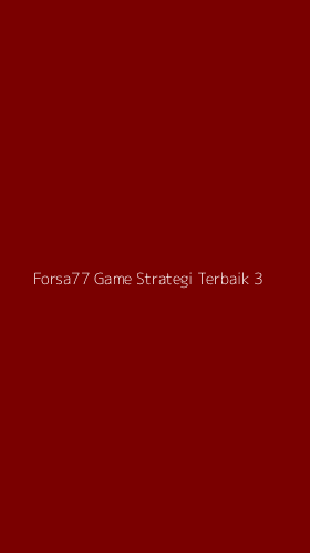 Tampilan Antarmuka Aplikasi Forsa77 Game Strategi Terbaik - 3