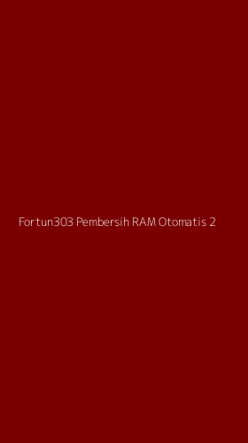 Tampilan Antarmuka Aplikasi Fortun303 Pembersih Ram Otomatis - 2