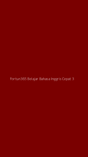 Tampilan Antarmuka Aplikasi Fortun365 Belajar Bahasa Inggris Cepat - 3