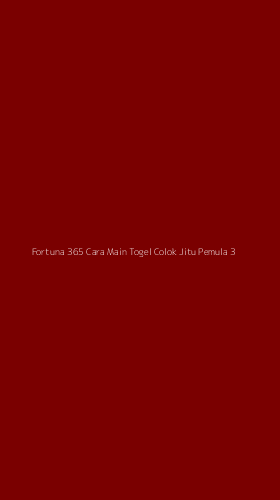 Tampilan Antarmuka Aplikasi Fortuna 365 Cara Main Togel Colok Jitu Pemula - 3