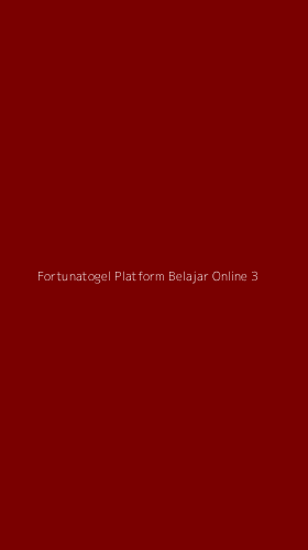 Tampilan Antarmuka Aplikasi Fortunatogel Platform Belajar Online - 3