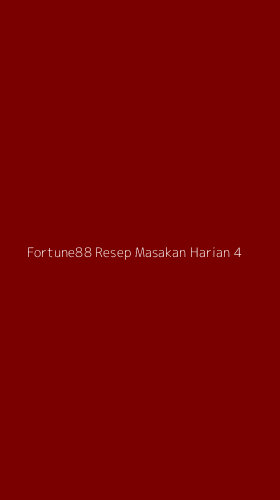 Tampilan Antarmuka Aplikasi Fortune88 Resep Masakan Harian - 4