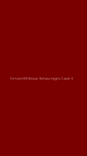 Tampilan Antarmuka Aplikasi Fortuner88 Belajar Bahasa Inggris Cepat - 4