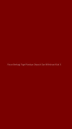 Tampilan Antarmuka Aplikasi Forum Berbagi Togel Panduan Deposit Dan Withdraw Kilat - 3