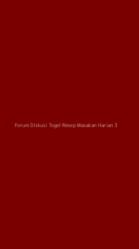 Tampilan Antarmuka Aplikasi Forum Diskusi Togel Resep Masakan Harian - 3