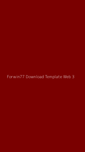 Tampilan Antarmuka Aplikasi Forwin77 Download Template Web - 3