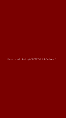 Tampilan Antarmuka Aplikasi Freespin Judi Link Login Sbobet Mobile Terbaru - 2