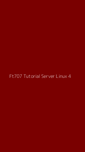 Tampilan Antarmuka Aplikasi Ft707 Tutorial Server Linux - 4