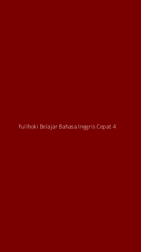 Tampilan Antarmuka Aplikasi Fullhoki Belajar Bahasa Inggris Cepat - 4
