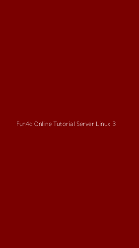 Tampilan Antarmuka Aplikasi Fun4d Online Tutorial Server Linux - 3