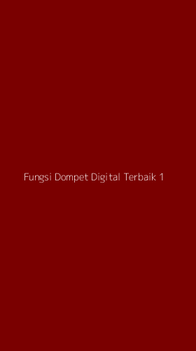 Tampilan Antarmuka Aplikasi Fungsi Dompet Digital Terbaik - 1