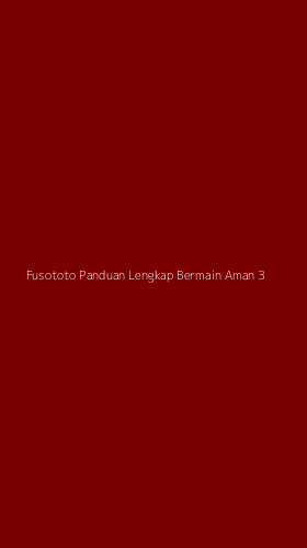 Tampilan Antarmuka Aplikasi Fusototo Panduan Lengkap Bermain Aman - 3