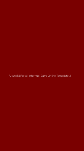 Tampilan Antarmuka Aplikasi Future88 Portal Informasi Game Online Terupdate - 2