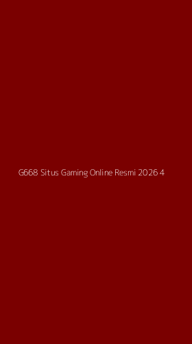 Tampilan Antarmuka Aplikasi G668 Situs Gaming Online Resmi 2026 - 4