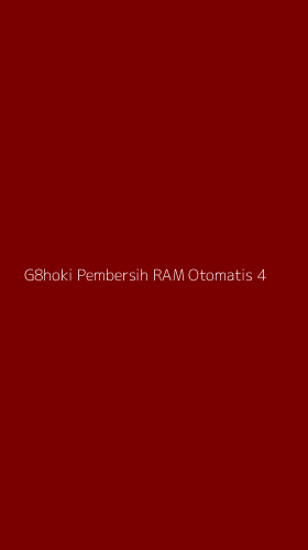 Tampilan Antarmuka Aplikasi G8hoki Pembersih Ram Otomatis - 4
