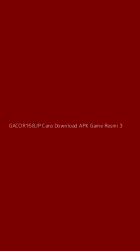 Tampilan Antarmuka Aplikasi Gacor168jp Cara Download Apk Game Resmi - 3