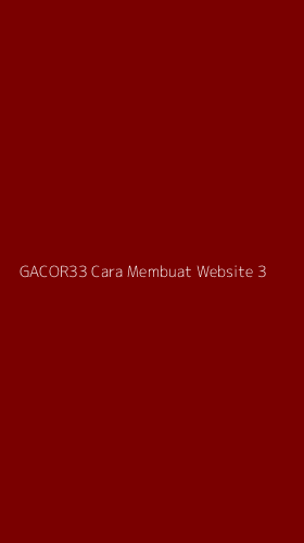 Tampilan Antarmuka Aplikasi Gacor33 Cara Membuat Website - 3