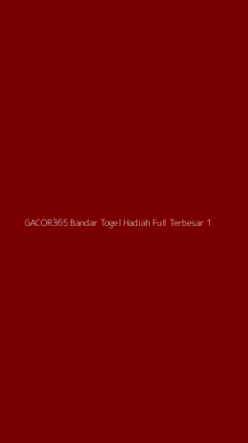 Tampilan Antarmuka Aplikasi Gacor365 Bandar Togel Hadiah Full Terbesar - 1