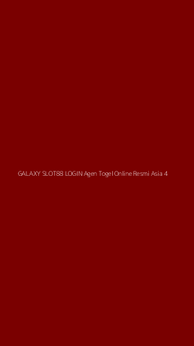 Tampilan Antarmuka Aplikasi Galaxy Slot88 Login Agen Togel Online Resmi Asia - 4