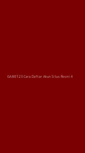 Tampilan Antarmuka Aplikasi Game123 Cara Daftar Akun Situs Resmi - 4