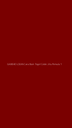 Tampilan Antarmuka Aplikasi Game4d Login Cara Main Togel Colok Jitu Pemula - 1