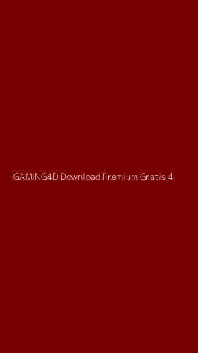 Tampilan Antarmuka Aplikasi Gaming4d Download Premium Gratis - 4