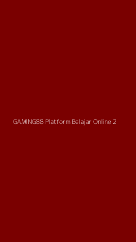 Tampilan Antarmuka Aplikasi Gaming88 Platform Belajar Online - 2