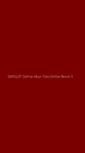 Tampilan Antarmuka Aplikasi Gapslot Daftar Akun Toto Online Resmi - 3