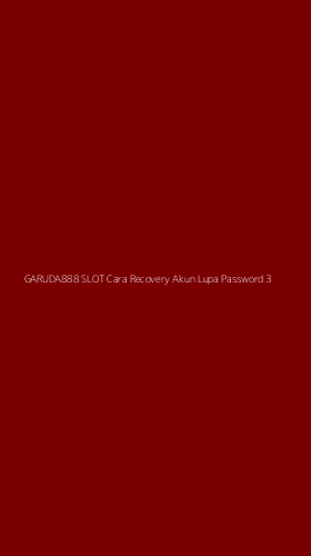 Tampilan Antarmuka Aplikasi Garuda888 Slot Cara Recovery Akun Lupa Password - 3