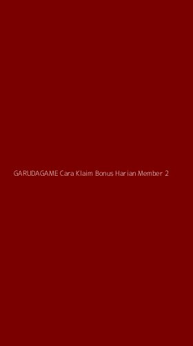 Tampilan Antarmuka Aplikasi Garudagame Cara Klaim Bonus Harian Member - 2