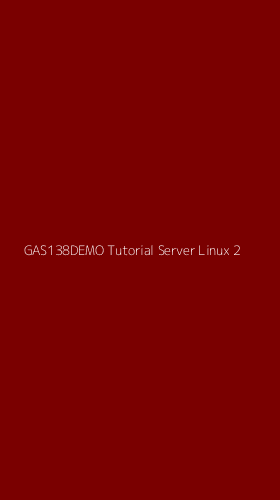 Tampilan Antarmuka Aplikasi Gas138demo Tutorial Server Linux - 2