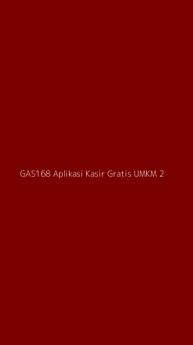 Tampilan Antarmuka Aplikasi Gas168 Aplikasi Kasir Gratis Umkm - 2