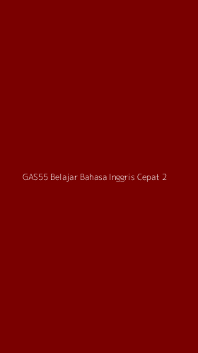 Tampilan Antarmuka Aplikasi Gas55 Belajar Bahasa Inggris Cepat - 2