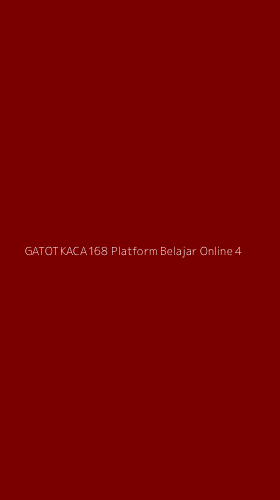 Tampilan Antarmuka Aplikasi Gatotkaca168 Platform Belajar Online - 4