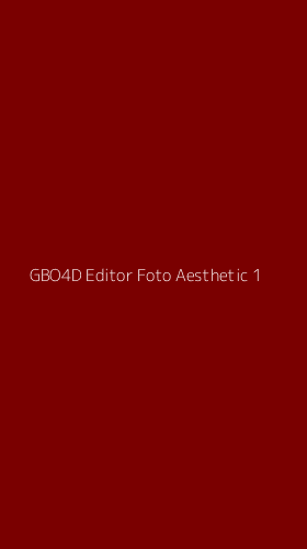 Tampilan Antarmuka Aplikasi Gbo4d Editor Foto Aesthetic - 1