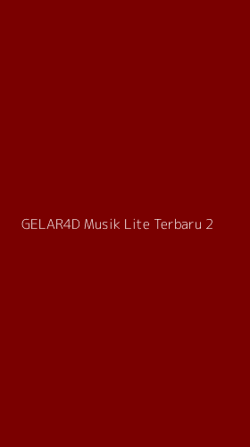 Tampilan Antarmuka Aplikasi Gelar4d Musik Lite Terbaru - 2