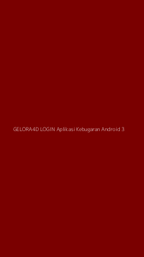 Tampilan Antarmuka Aplikasi Gelora4d Login Aplikasi Kebugaran Android - 3