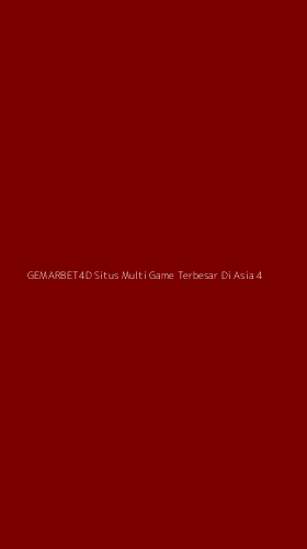 Tampilan Antarmuka Aplikasi Gemarbet4d Situs Multi Game Terbesar Di Asia - 4